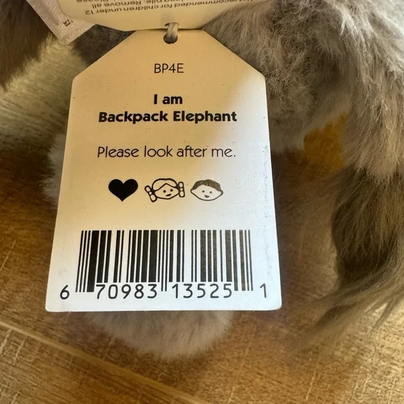 Jellycat Backpack Elephant NEW - Picture 6 of 9